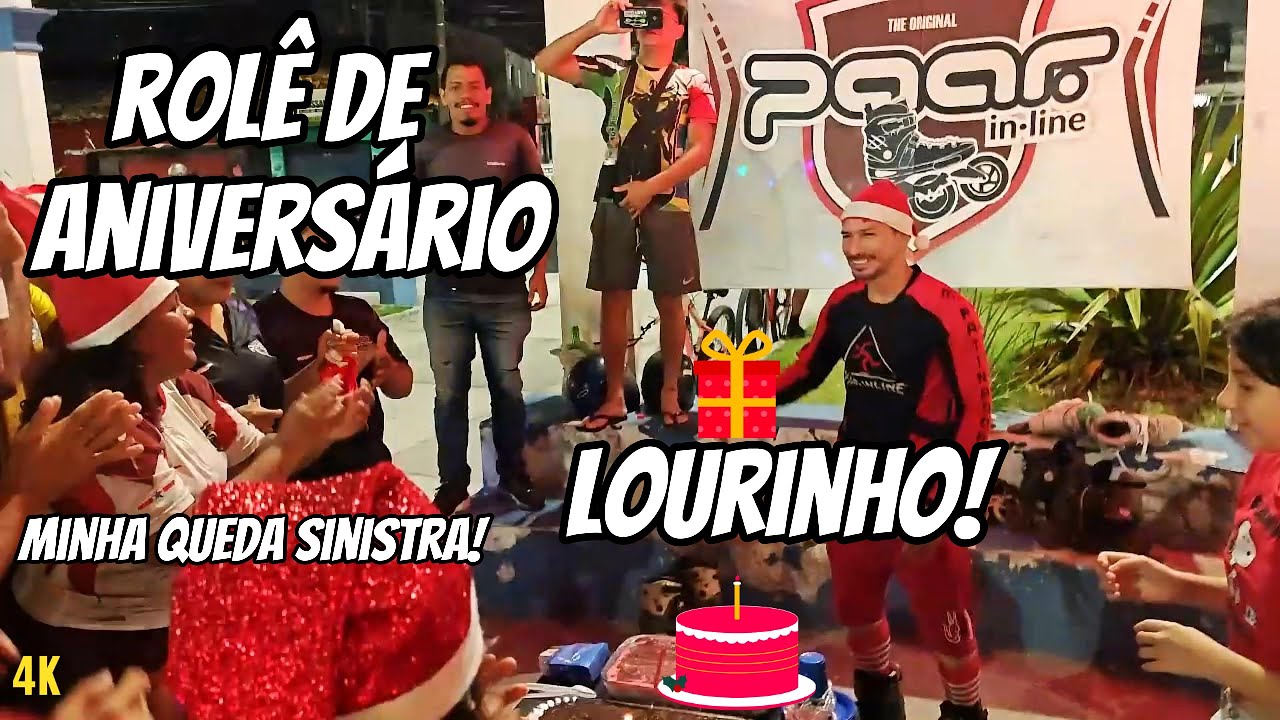 ROLÊ DE PATINS COM PAAR IN LINE Aniversário do Lourinho com DJ Betinho In Line! Extra: minha queda!
