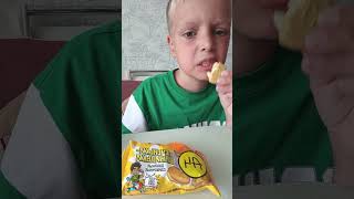 пробую продукцию А4 печеньки ванильки