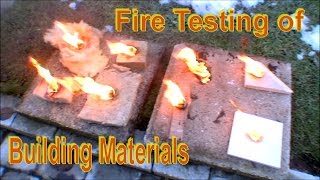 Fire Testing of Building Materials - 136