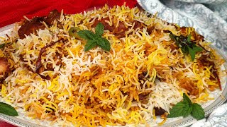 Chicken Biryani Recipe For 1 KG BASMATI Rice | Best Chicken Biryani For Dawat, Eid / Any Occasion
