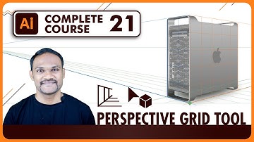 Adobe Illustrator Tutorial CC 2020 Perspective Tool For Beginner in Hindi