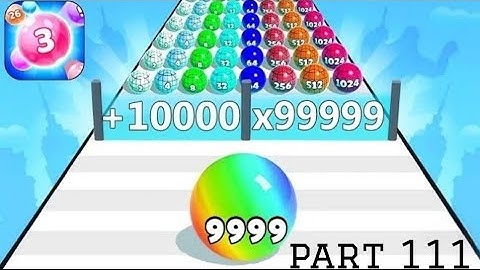 Ball Run 2048 - Gameplay Walkthrough Tutorial Levels (iOS, Android NinjaX YT is live! part - 111