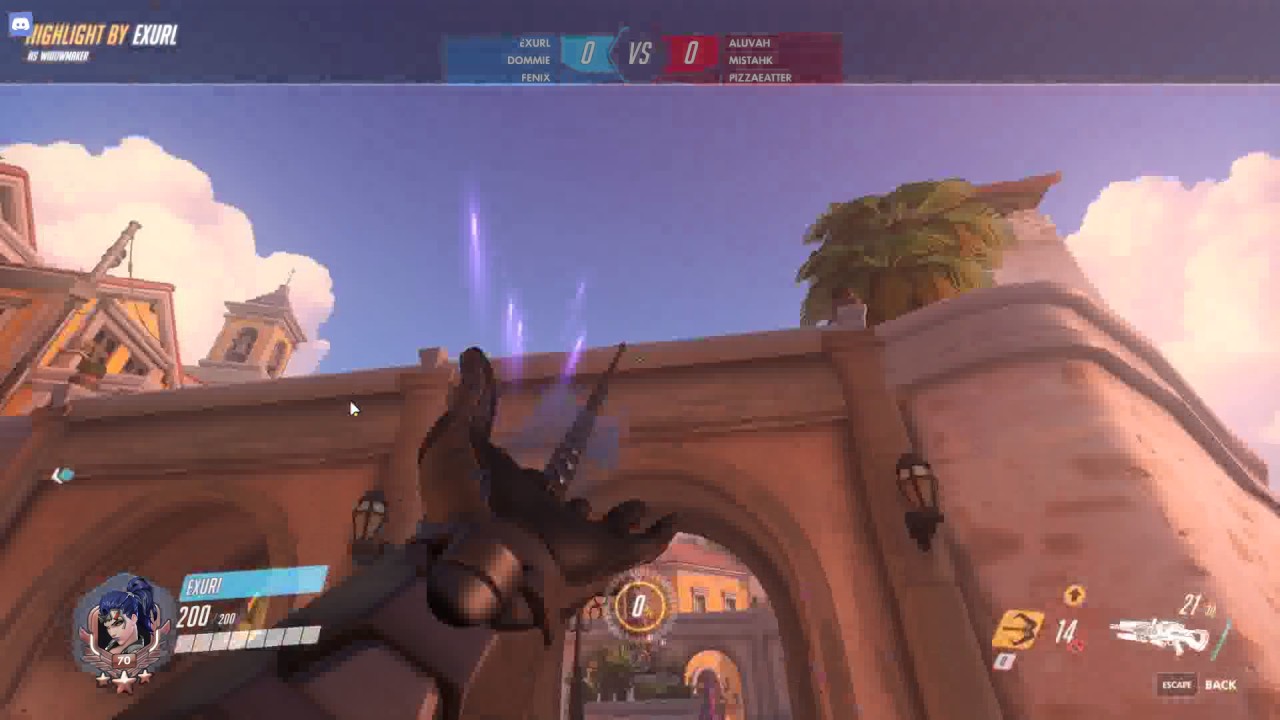 widowmaker jumpshot in elimination