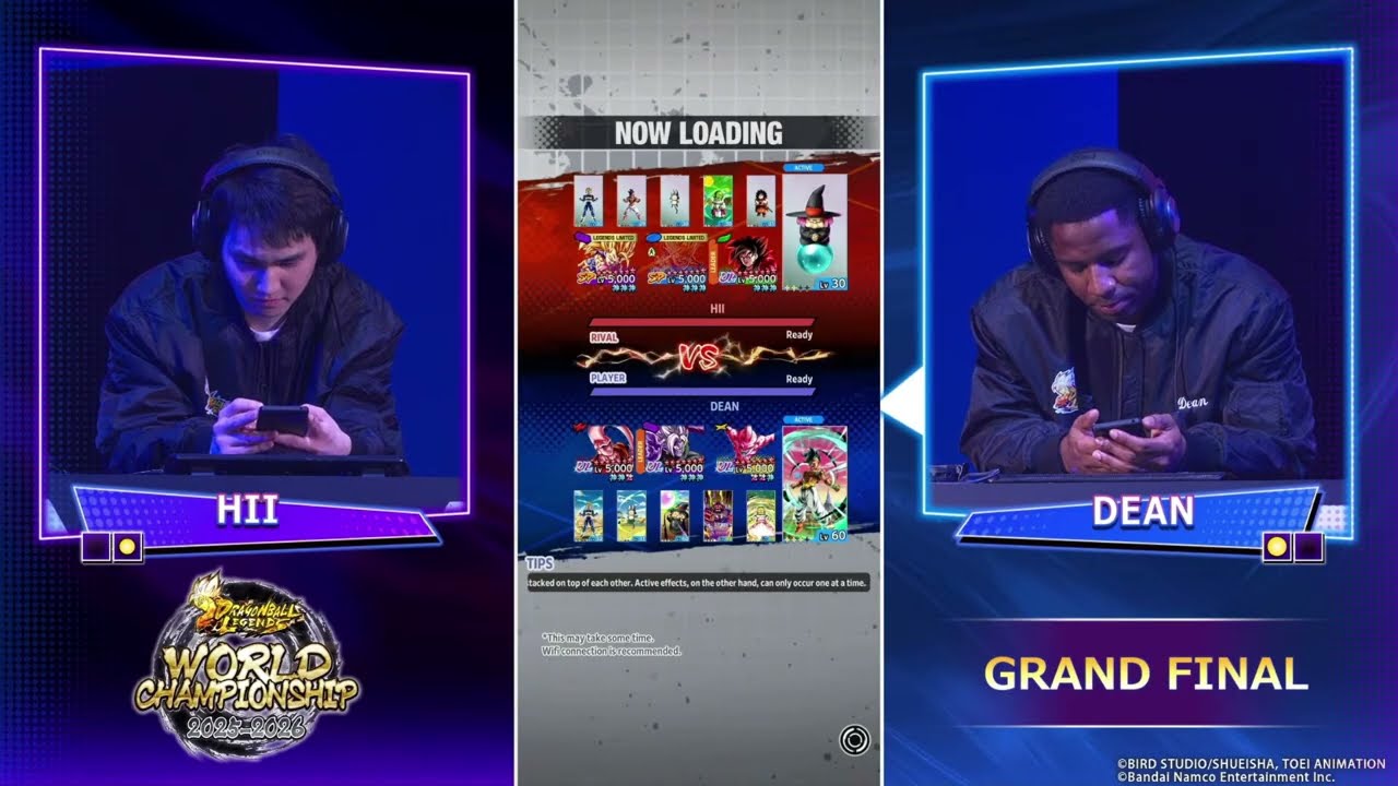 【DRAGON BALL LEGENDS】WORLD CHAMPIONSHIP 2025-2026 GRAND FINAL (Final Match) | HII Vs. DEAN (English)