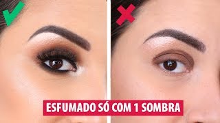 ESFUMADO PARA INICIANTES USANDO SÓ UMA SOMBRA