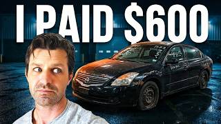 I Bought a car for $600 but it was TRADED IN and SOLD at AUCTION for a Reason!
