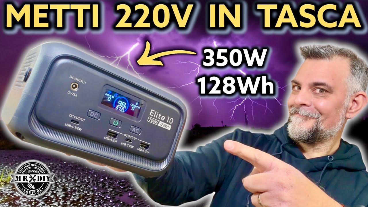 CHE FIGATA a soli 122€! Carica e alimenta gli attrezzi 220V con BLUETTI Elite 10 power station mini
