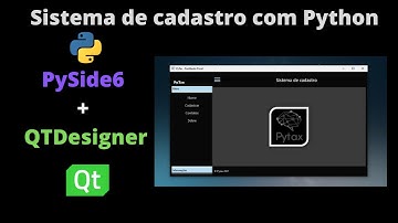 Apresentação do Novo Projeto -  Sistema de cadastro com PySide6