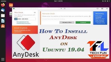 How To Install AnyDesk on Ubuntu 19.04 | #AnyDesk on Linux | #Ubuntu | #Install | #TechFunLearning