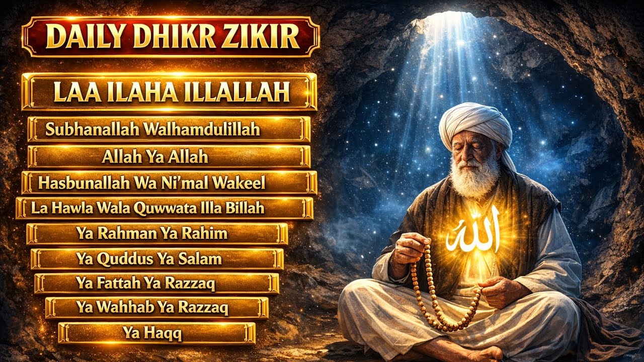 DAILY DHIKIR – Close Your Eyes and Remember Your Sins… May Allah Forgive Us