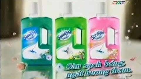 Quảng cáo Sunlight Lau Sàn - Sàn sạch bóng, ngát hương thơm (2010)