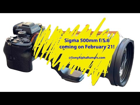 Sigma 500mm f/5.6 will be priced just shy of $3,000