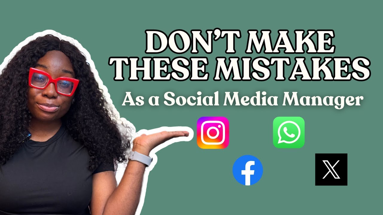 Avoid These 5 Common Mistakes in Social Media Management - YouTube