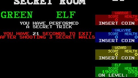 Gauntlet 2 Secret Room Task 11: You Have 21 Seconds to Exit After Shooting 3 Secret Walls