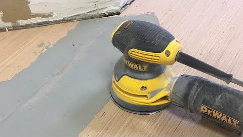 How to finish your floor patch