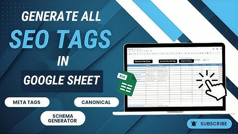 Automate Meta Tags with Google Sheets | Title, Description, OG-Tags, Schema & More!