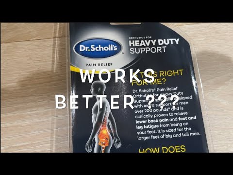 Dr Scholl's Heavy Duty Support Orthotics Review