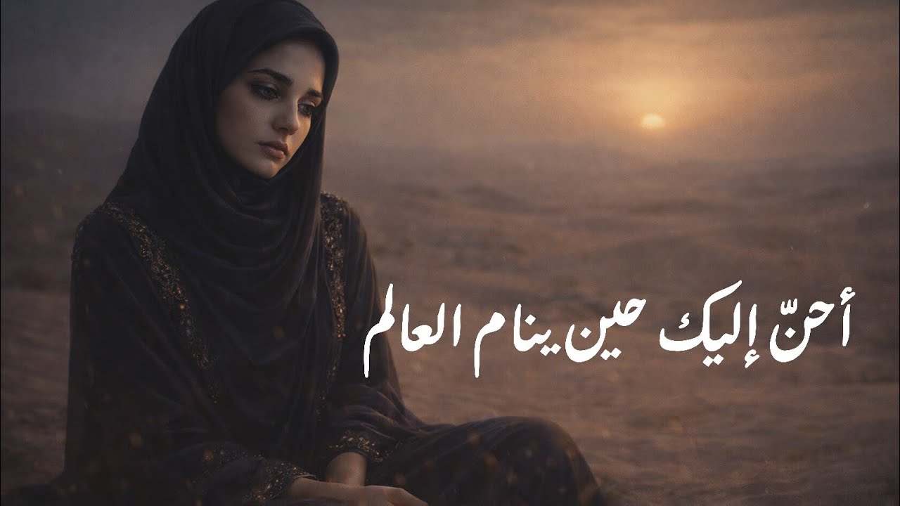 أحنّ إليك حين ينام العالم | أغنية حب حزينة تلامس القلب