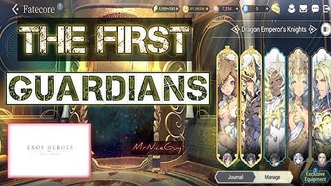 ALL The First Guardians Fatecores | Appearance Effects and Skill Animations | Exos Heroes