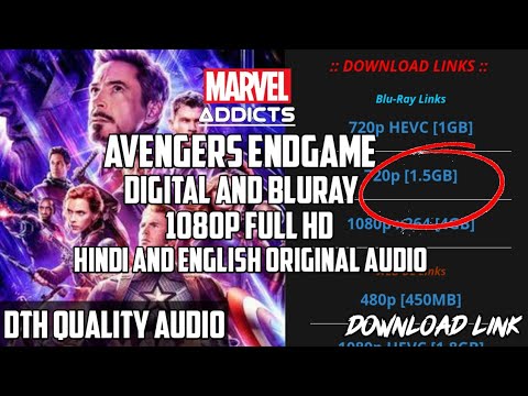  How to download Avengers Endgame Full HD 1080p | Avengers Endgame Digital download free | 100% real
