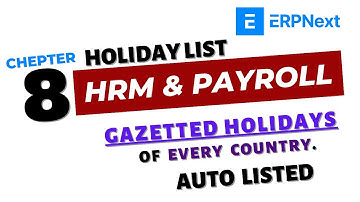 8- ERPNEXT HRM & PAYROLL MODULE CONFIGURATION PART-8