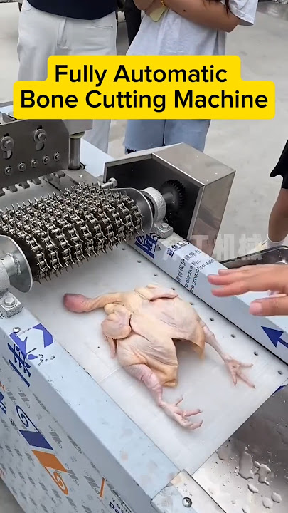Full Automatic Bone Cutting Machine#BoneCutter #BoneCuttingMachine #MeatProcessing #AutomaticMachine
