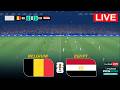 BELGIUM vs EGYPT - FIFA World Cup 2026 group stage | Match Today | Simulation PES