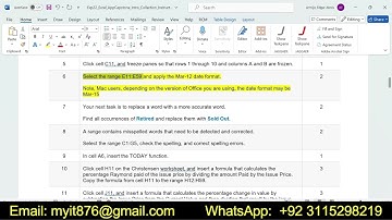 Exp22_Excel_AppCapstone_Intro_Collection | Exp22 Excel AppCapstone Intro Collection | Complete Solve