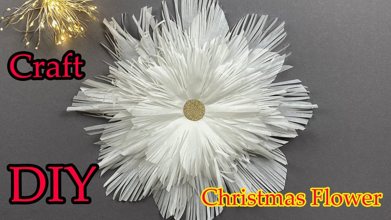 DIY Paper Christmas Snowflake Ornament Tutorial 🎄❄️