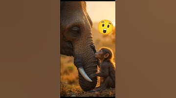 The poor monkey was thirsty so, his rich friends making fun of him #aivideo #reels #trending