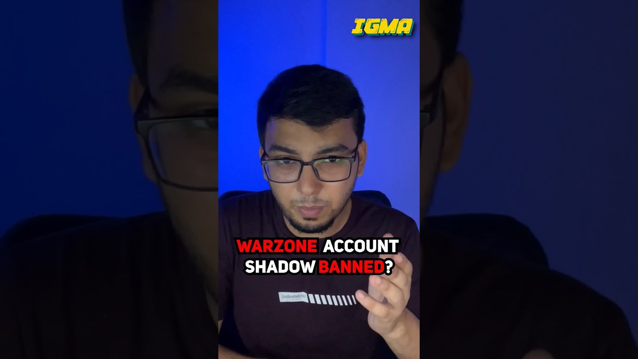 SHADOW BANNED IN WARZONE | 😰 #warzone