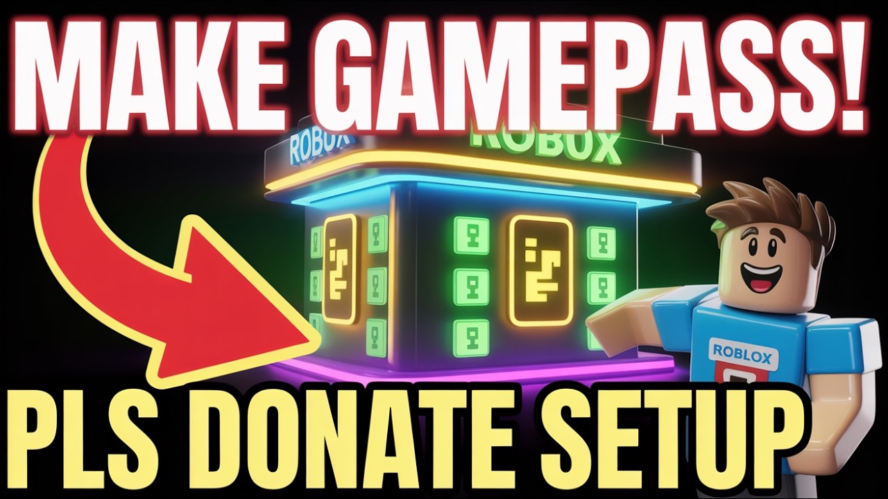 How To Make A Gamepass In PLS DONATE On Roblox 2026 YouTube 