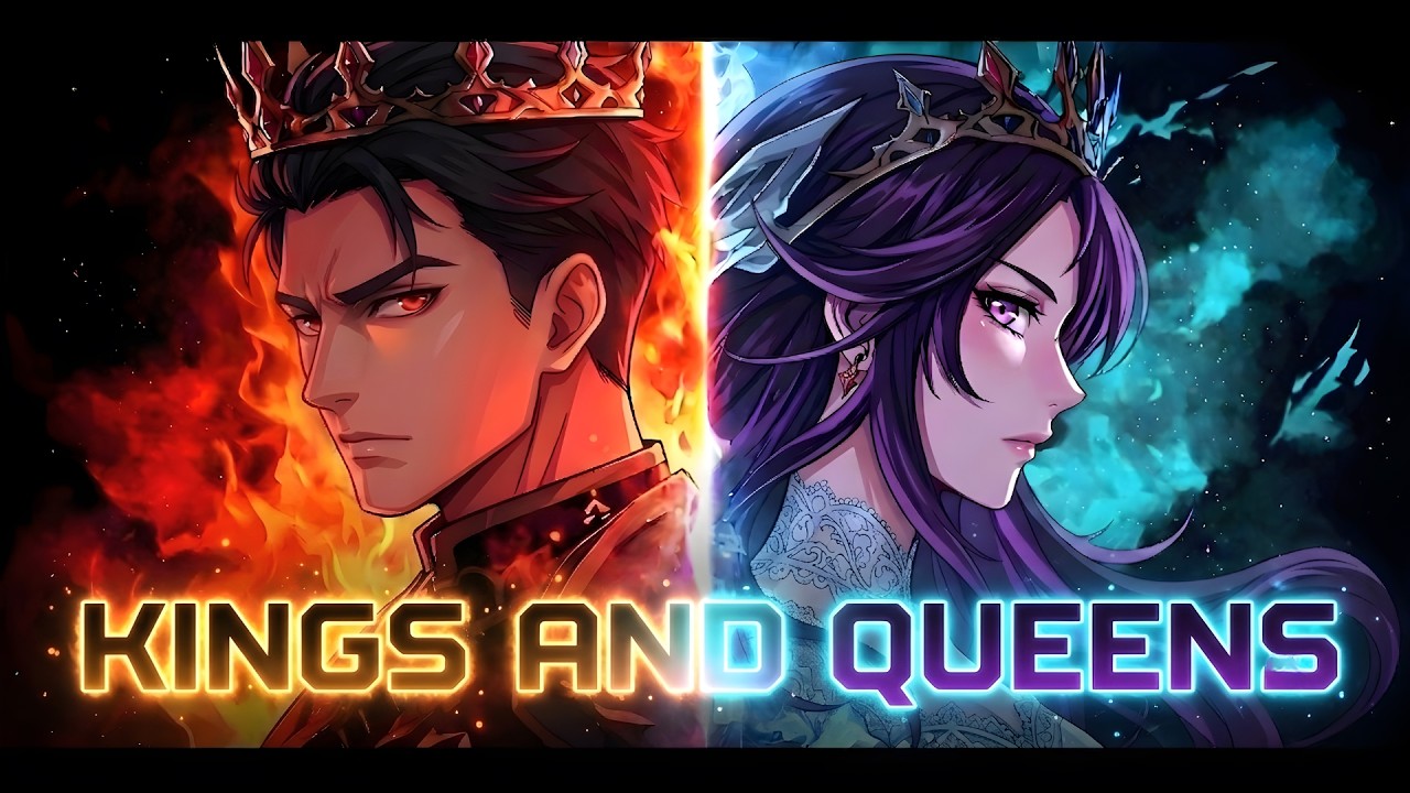 「Nightcore」Kings And Queens - by Aiyun (Lyric Video)┃[Commission Duet]