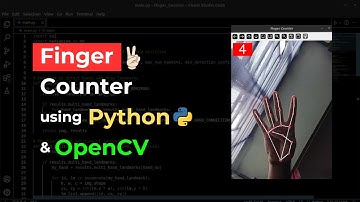 Creating a Finger Counter using Python, OpenCV & Mediapipe | Source Code