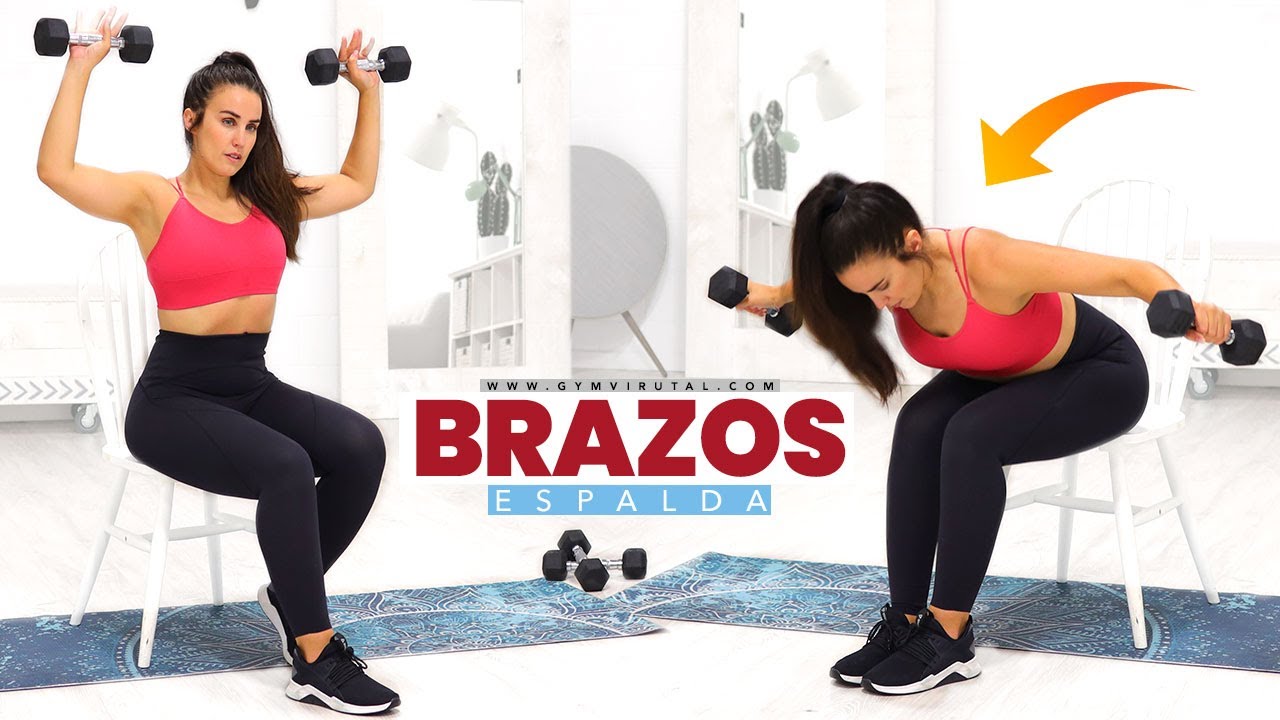 BRAZOS Y ESPALDA CON MANCUERNAS Y SILLA