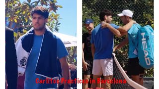 🔥🎾 Carlos Alcaraz Stars in Barcelona Practice! Home Crowd Energy Ahead of Open 🇪🇸