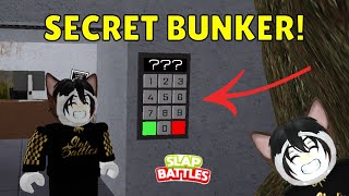 How To ACCESS The SECRET BUNKER In SLAP ROYALE! | Roblox Slap Battles