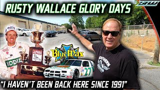 Rusty Wallace Visits Former Blue Max Racing Shop: 1980's NASCAR History Hiding in Plain Sight!