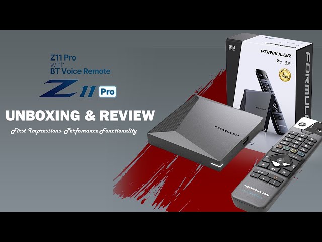 FORMULER Z11 PRO BT1,Unboxing And Review 