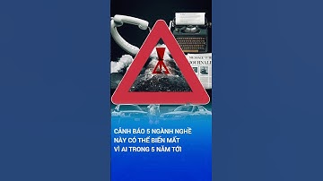 5 ngành nghề sẽ bị AI xoá bỏ trong 5 năm tới #congnghe #trituenhantao #shorts