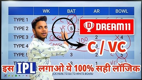 How To Select Captain and Vice Captain in Dream11 | How To Select C VC in Dream11 | Dream 11 C VC