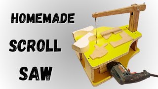 Best scroll saw homemade | wood cutter machine