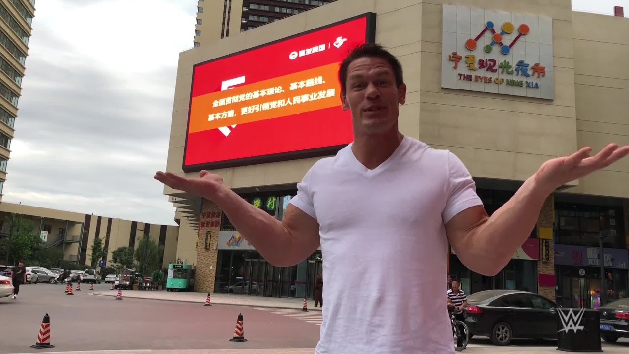 John Cena in China: &quot;I'm like a true Yinchuan citizen&quot;