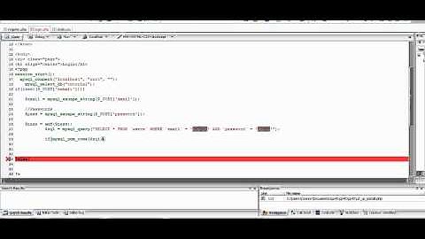 How to make a PHP Registration and Login Form - Part2 - Creating the login form