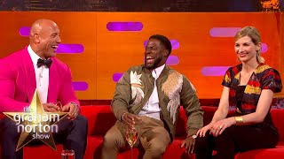Dwayne Johnson \& Kevin Hart Lose It Over Jodie Whittaker's Accent | The Graham Norton Show