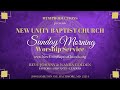Sunday Morning Worship Service || January 11, 2026