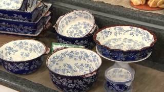 Temp-tations Floral Lace 24-piece Oven-to-Table Set with Rick Domeier