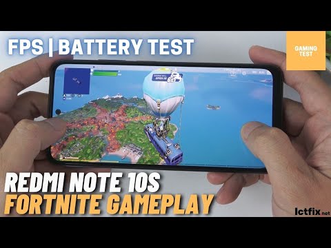 Xiaomi Redmi Note 10S test game Fortnite | Helio G95, 8GB RAM