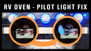 Furrion RV Oven Pilot Light Not Staying Lit Fix  Two Methods