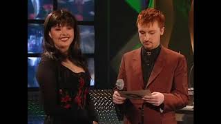 Sarah Brightman short interview in Finnish tv (1998)